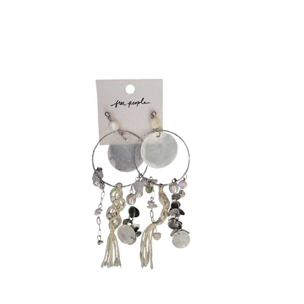 Free People Coco Bongo Dangles earrings in the silver colorway